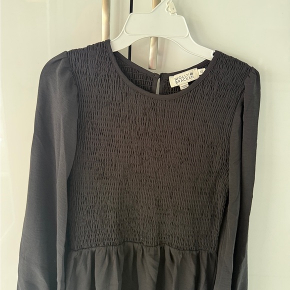 Molly Bracken Black Textured Dress - Picture 3 of 9